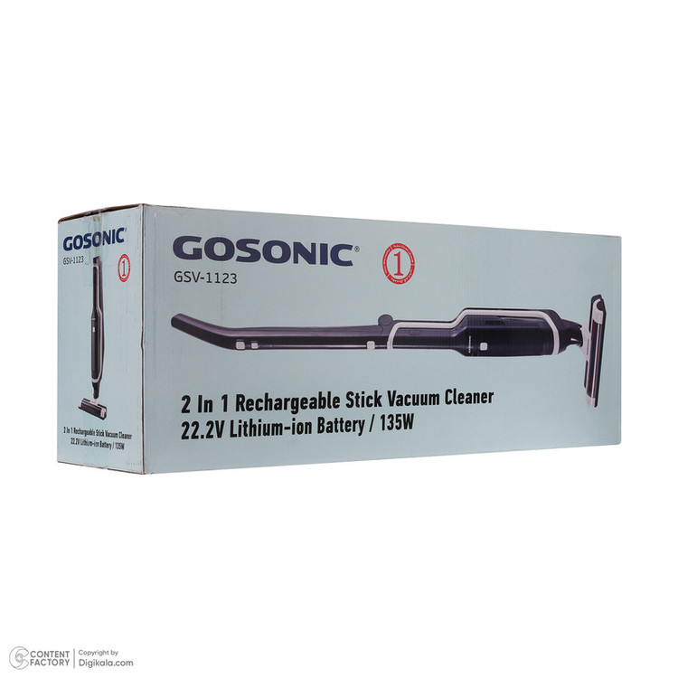 جارو شارژی عصایی گوسونیک مدل GSV-1123