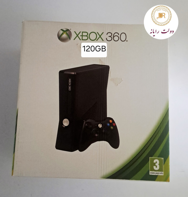 کنسول بازی مایکروسافت استوک Xbox 360 Elite با حافظه 120 گیگابایت فول بازی با اسکین بوردلند