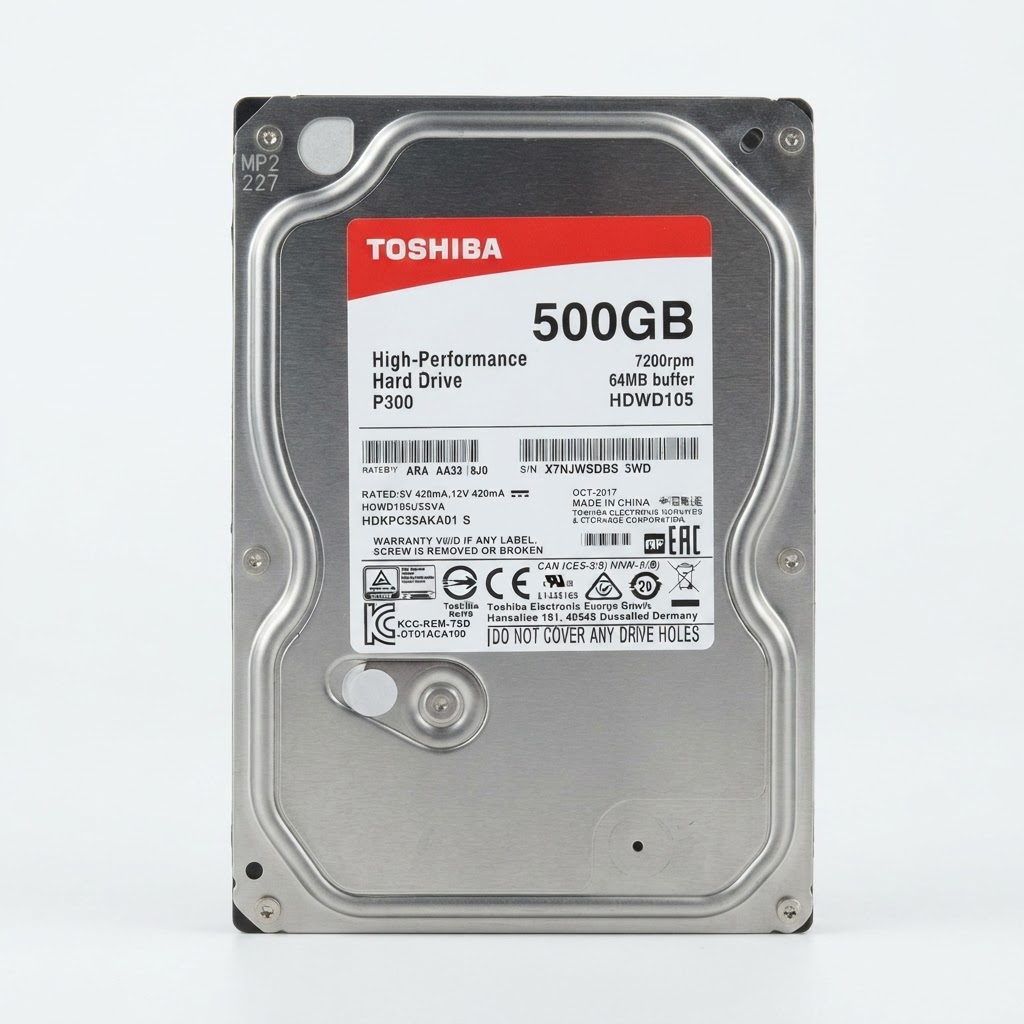 هارد TOSHIBAمدل  P300 حافظه 500GB استوک
