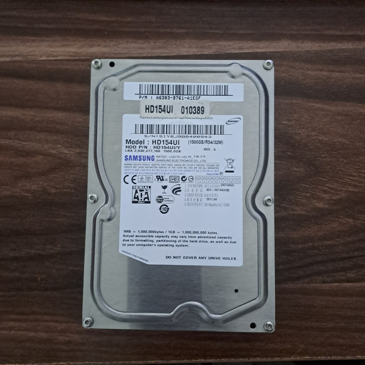 هارد SAMSUNGمدل HD154UI حافظه 1.5TB استوک